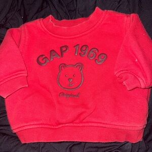GAP Kids Red 'GAP 1969' Bear Sweatshirt